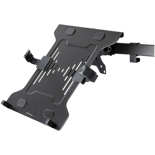 StarTech.com VESA Laptop Tray - Adjustable Monitor Arm Laptop Tray Secures Notebooks (4.5kg / 9.9lb) - 75x75 & 100x100 VESA Mount Holes - Ventilated - For Monitor Desk Mounts/Stands - Image 9