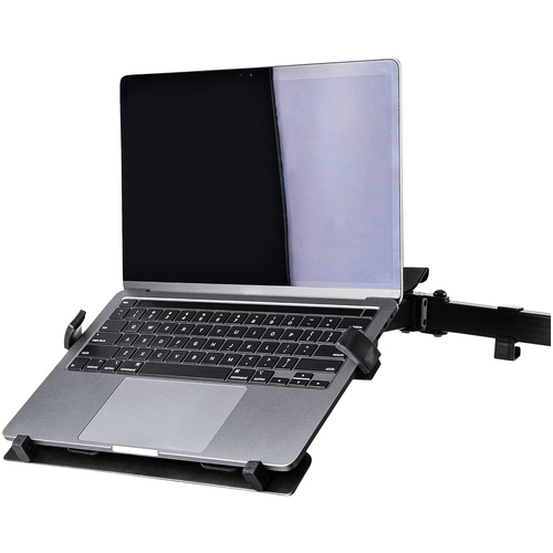 StarTech.com VESA Laptop Tray - Adjustable Monitor Arm Laptop Tray Secures Notebooks (4.5kg / 9.9lb) - 75x75 & 100x100 VESA Mount Holes - Ventilated - For Monitor Desk Mounts/Stands - Image 8